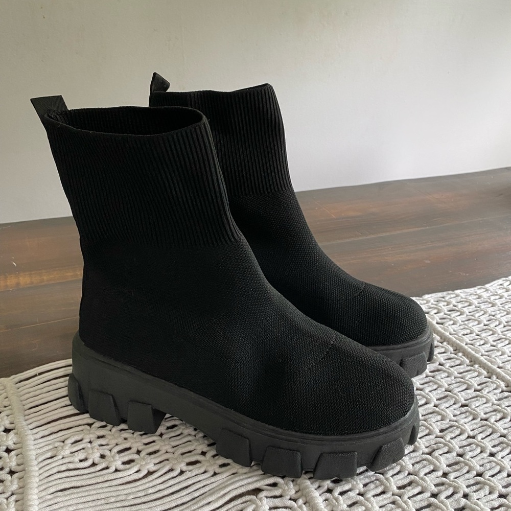 Black Combat & Moto Boots